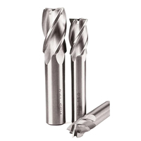 Outils de découpe CNC, fraises à queue droite DIN844 HSS M2 M35 à 4 dents