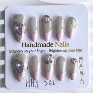 <span class=keywords><strong>Uñas</strong></span> Acrílicas de Girasol de Alta Calidad al por Mayor, Kit de Manicura con Diseño Personalizado, <span class=keywords><strong>Uñas</strong></span> Postizas a Presión - Product Image 2