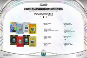Paquete de 10 Cajas de Tarjetas Coleccionables del Equipo Nacional de Fútbol de Argentina HALO 2025, Tarjetas de Juego de Estrellas del Fútbol - Product Image 6