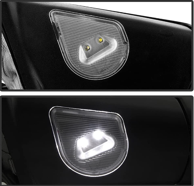 Side Mirror Car Exterior Mirror With Power Heated Turn Signal Light For 02-08 Dodge Ram