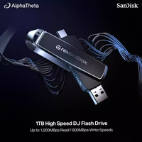 Clé USB Pioneer Alpga Theta Sandisk DJ Flash 1 To Haute Performance Double Connectivité (Type-C et USB-A)