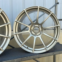 Jantes de voiture en aluminium forgé 6061-T6 avec revêtement en poudre, styles personnalisés pour voitures de course avec design personnalisable - Marque OEM