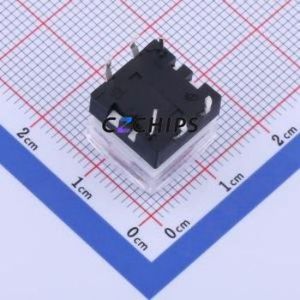 K6-6279D-01 Tactile Switch Through hole Component (THT)-6P,12x12mm Switch 1.6N Through Hole 12mm 12mm - Product Image 2