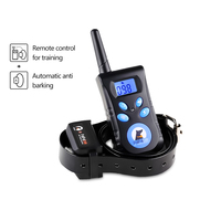Anti-Bell-Halsband mit Piepton, Schock und Vibration, Automatisches Ferngesteuertes Hundetraining Anti-Bell-Halsband für Hunde