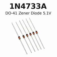 Diode Zener 1N4733A DO-41 5,1 V pour référence de puissance et protection contre les surtensions