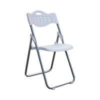 Chaise pliante moderne en plastique rembourrée, empilable, pour extérieur, école, événements, salle à manger, hôtel, hôpital, taille personnalisée, couleur au choix