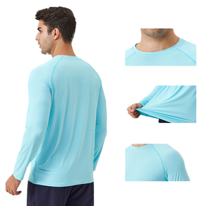 Custom Cool Feeling Sun Protection T Shirt UPF50+ Breathable Quick-Drying UV Moisture-Wicking Tshirt Long Sleeve Logo T-shirts - Product Image 2