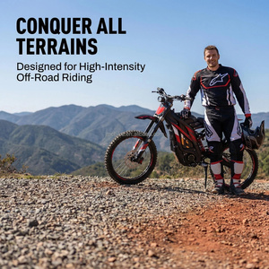 Fast Speed High Performance Motocross <b>72V</b> 35Ah Full Suspension Mountain E-Dirt Bike for Adults - Product Image 4