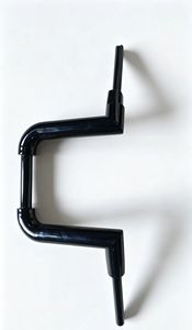 Manillar de Motocicleta AOCHUANG de Fibra de Carbono con Recubrimiento en Polvo Negro, Tamaños de 8 a 14 Pulgadas - Product Image 2