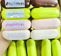 Bâtonnets de gâteau de riz souples en forme de pouce, six couleurs, jouets anti-stress moelleux, vente en gros, jouets tendance mignons en PU, imitation alimentaire réaliste, à remontée lente