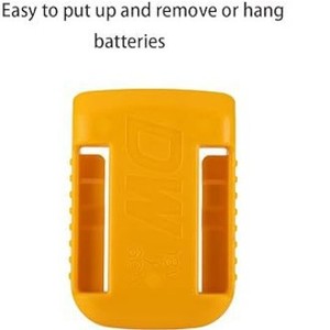 Wall Mounted Battery Storage Base <b>Brackets</b> For Dewalt 20V 60V DCB200 <b>Plastic</b> Rectangle Garage Home Tools Organization - Product Image 3