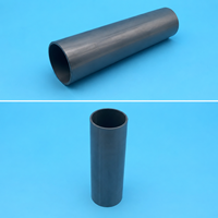Tube en céramique d'alumine OEM résistant aux hautes températures et à l'usure pour équipement de traitement chimique avec services de moulage et de soudage