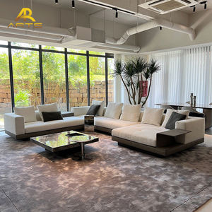 أريكة إيطالية بتصميم بسيط أثاث منزلي من الجلد لغرف المعيشة ومراكز التسوق - Product Image 2