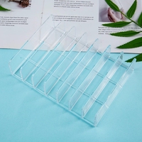 Transparent Fard À Paupières Palette Organisateur Poudre Cas Boîte De Rangement Maquillage Titulaire Compartiment Affichage