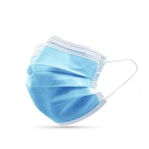Masker Wajah Earloop 3 lapis sekali pakai dengan perlindungan luar ruangan Respirator & masker PM2.5 pemasok Tiongkok - Product Image 2