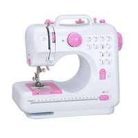 Machine à coudre électrique domestique 505L, petite, multifonctionnelle, avec verrouillage automatique, outil de couture, article très vendu