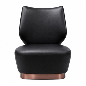 Clean Style Contemporary Minimalist Skin Friendly Cloth Single Leisure Sofa Chair Ergonomic Wide Seat Lounge <b>Stool</b> - Product Image 4