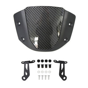 Deflector de Viento Delantero para Motocicleta Honda CB650R <span class=keywords><strong>CB</strong></span> <span class=keywords><strong>650</strong></span> <span class=keywords><strong>R</strong></span> 2024 2025, Visera de Plástico <span class=keywords><strong>ABS</strong></span> con Soporte, Carenado de Aire - Product Image 1