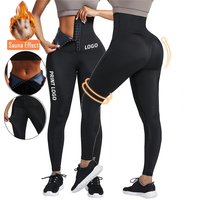 Modeladores femininos de cintura alta, serviço personalizado, calças de yoga, sauna, queima de gordura, modelador de emagrecimento, modelador corporal