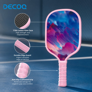 Raquette de pickleball en graphite en gros, professionnelle, légère, noyau en polymère alvéolé, offensive, durable, logo personnalisé, usine OEM - Product Image 4