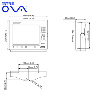 12 \ "<span class=keywords><strong>Marine</strong></span> Class B <span class=keywords><strong>GPS</strong></span> biểu đồ <span class=keywords><strong>plotter</strong></span> với AIS transponder CCS AIS <span class=keywords><strong>GPS</strong></span> cho thuyền ứng dụng - Product Image 5