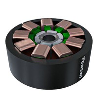 Motor Servo Sin Escobillas de Rotor Externo de 9 Ranuras para Articulaciones de Robots Humanoides con Diseño de Montaje Separable