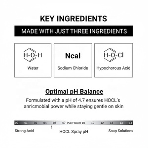 ODM Hypochlorous Organic Gentle Skin Spray Eczema Redness Relief Vegan Oil-Free Silicone-Free 200ml Facial Toner - Product Image 4