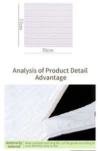 3d pe mousse autocollant mural 3d auto-adhésif <span class=keywords><strong>papier</strong></span> <span class=keywords><strong>peint</strong></span> pour la décoration de la maison - Product Image 3