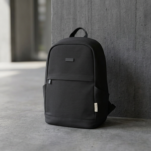 Unbranded 120677-2 18L <b>Antitheft</b> Canvas <b>Backpack</b> High Quality Stylish 15.6" Laptop Bag with Genuine Leather Lining GRS Certified - Product Image 3