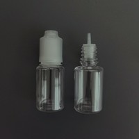 Produsen menyediakan botol plastik PET 15ML pendek dan Stout anti-maling yang aman dengan tekanan untuk mengisi minyak dan botol pigmen.
