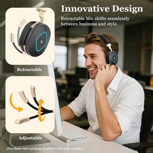 Auriculares Profesionales para Teletrabajo, Auriculares para Call Center, Venta al por Mayor, Control de Llamadas, Auriculares de Oficina con Cancelación de Ruido ENC - Product Image 3