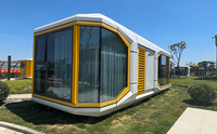 2024 tendance préfabriqué petite cabine de maison mobile moderne éco navire mini dirigeable pod hôtel espace capsule maison