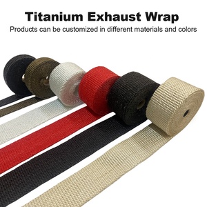 15m x 5cm Manifold Isolamento Térmico Premium Titanium <span class=keywords><strong>Exhaust</strong></span> Header <span class=keywords><strong>Wrap</strong></span> Tape - Product Image 5