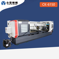 Tour CNC CK6150 Système de contrôle en boucle fermée Haute précision pour l'usinage de fils fins et de rainures