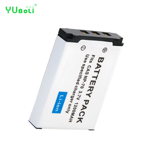 Untuk Casio NP-70 4.44Wh 3.7V 1200mAh Baterai Kamera Pengganti Li-ion Kompatibel NP-70 Exilim EX-Z150 Z250 Z300 Kamera Kompak - Product Image 4