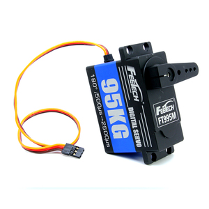 Servo numérique haute vitesse 70 kg 95 kg 100 kg 1:<span class=keywords><strong>5</strong></span> avec bras en métal et engrenage de couple pour voiture RC Traxx Arrma Kraton <span class=keywords><strong>Baja</strong></span>, modèle de moteur de jouet - Product Image 2