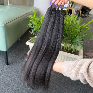 ผมถักโครเชต์แบบตรงหยักศก 100% ผมแท้เวียดนาม สีธรรมชาติ ทำด้วยมือ เหมาะสำหรับทุกโอกาส - Product Image 2