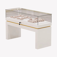 Bijoux laqués en bois fin Jade vitrine éclairage LED pour montre lunettes téléphones mobiles expositions de musée