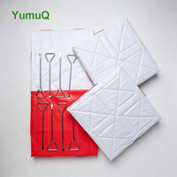 YumuQ En gros : Bases de baseball matelassées en PVC et mousse, avec un ensemble de deux bases de premier bal avec piquets, pour terrains de sport extérieurs
