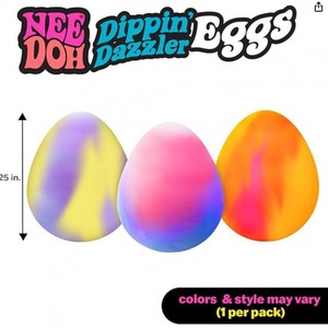 Needoh Swirlie <b>Eggs</b> Squeeze Ball Blind Box Stress Relief Fidget <b>Toy</b> Squishy Sensory Decompression <b>Toy</b> for Kids Adults Gifts - Product Image 2