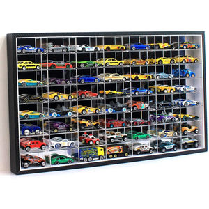 Contenedor de Almacenamiento para Autos a Escala Hotwheels, Estante de Exhibición Acrílico Montado en la Pared, Vitrina a Prueba de Polvo para Autos a Escala 1/64 - Product Image 2