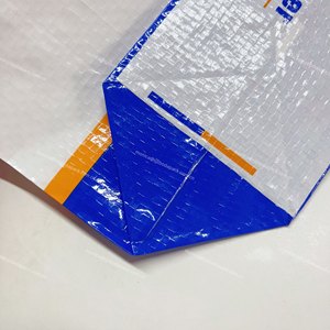 Sac d'emballage en polypropylène tissé BOPP pour mastic mural, <span class=keywords><strong>prix</strong></span> de gros, 12, 15, 20, 25 kilos, sacs laminés en PP tissé pour adhésif de carrelage - Product Image 5