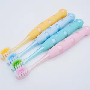 Kids toothbrush Cute Tiger Claws Shape Soft Handle Skin Feeling Handle Soft Bristles Children Toothbrush