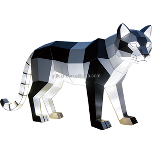 Lampada Scultura LED da Esterno Geometrica a Forma di <span class=keywords><strong>Pantera</strong></span> (Acciaio Inossidabile + Acrilico Satinato) Impermeabile IP65 2700-6500K con Telecomando - Product Image 6