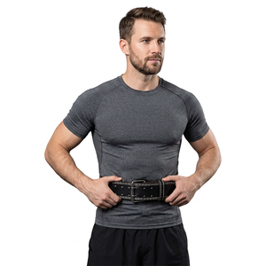 New Arrival Heavy Duty Non-Slip Gym <b>Weight</b> Lifting <b>Belt</b> Buckle Cowhide Material Back Support <b>Training</b> Powerlifting Unisex - Product Image 1