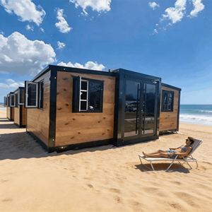 <span class=keywords><strong>Casa</strong></span> Contenedor Prefabricada Expandible <span class=keywords><strong>de</strong></span> 40 pies, Villa Modular <span class=keywords><strong>de</strong></span> Lujo con 2 o 3 Dormitorios y Cocina Completa para Hoteles, Resorts y Alquileres Vacacionales - Product Image 1