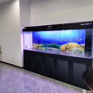 Système d'aquarium de grande taille de 500 gallons, filtre à éponge, pompe de sump, design en verre ultra-clair, commercial, intelligent, écologique, vie en plein air - Product Image 3