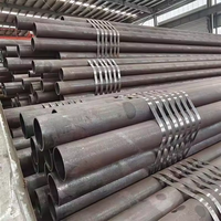 Tubería de Acero al Carbono sin Costura de Primera Calidad - Tubo de Acero Estructural Laminado en Caliente Q235B S235JR para Construcción - En Stock
