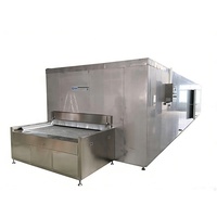 Automatische IQF-bandvriezer voor 5000 kg/uur - snelvriezen van fruit/bonen/okra/aardbeien/blauwe bessen/mango blokjes