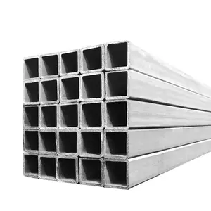 Vente de Tubos Soldadura Galvanizados Tubo Rectangulaire Acero